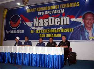Partai Nasdem salah satu Partai calon peserta pemilu 2014